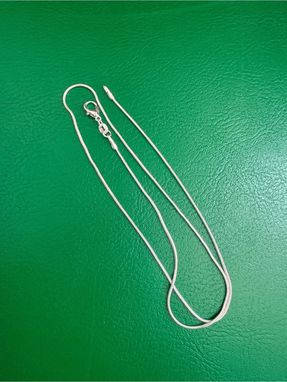 .925 Italy Sterling Silver Snake Chain 1mm 20